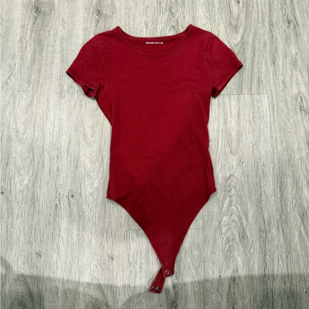 Abercrombie Bodysuit Red